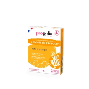 PROP GOMMES PROPOLIS Miel & Orange 45g