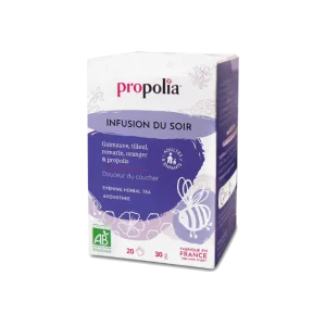 PROP INFUSION DU SOIR AU TILLEUL Guimauve Tilleul Romarin Oranger & Propolis