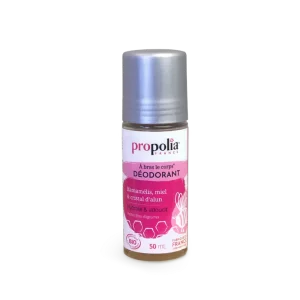 PROP DEODORANT Hamamelis Miel Propolis Cristal d'Alun