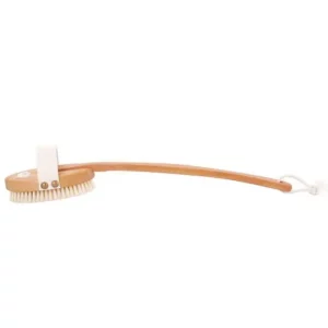 Brosse de bain avec manche LUXE DOUCE Hêtre ciré et Soies naturelles