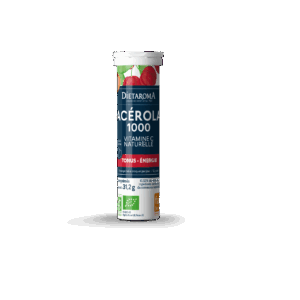 DIET ACÉROLA 1000 GOÛT Cerise  mono tube 12 comp. - Tonus & Énergie