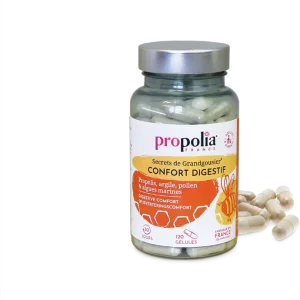 PROP CONFORT DIGESTIF - Gélules - Propolis Argile Pollen & Algues Marines
