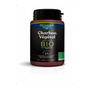 DIET CHARBON ACTIF VEGETAL Français 120 gélules
