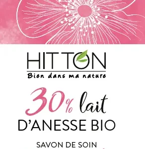 Savon 30% Lait d'ânesse - Rose Musquée
