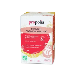 PROP INFUSION FORME ET VITALITÉ Propolis, Gingembre, Guarana & Ortie